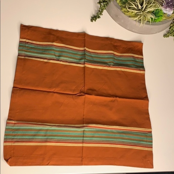 World Market Earth Tone Harvest Cloth Napkin set - Picture 9 of 10